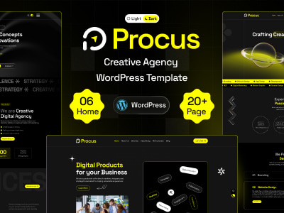 Procus - Modern Creative Digital Agency WordPress Theme